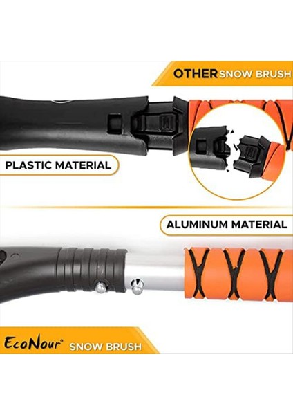 Araba Kar Pulluğu ve Fırçası, Araba Ön Cam Kar Pulluğu Ergonomik Köpük Kavrama Kış Aksesuarı ile Sağlam Kar Pulluk, 27 Inç, 2pcs (Yurt Dışından) fırsatları