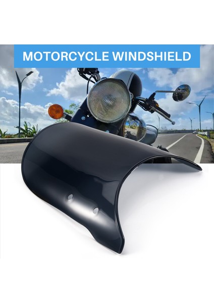 Motosiklet Far Kaplama Ön Cam Ön Cam Triumph Bonneville 2001-2017, T100 2003-2017 (Duman) (Yurt Dışından) indirimleri