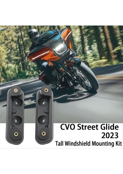 Harley Cvo Street Glide Için Motosiklet Uzun Ön Cam Montaj Kiti Braketi 2023 Flhxse Modelleri (Yurt Dışından) indirimleri