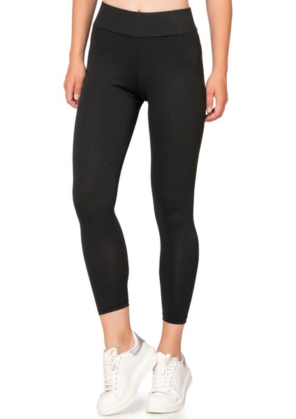 Özkan 27684 Kadın Likralı Kaşkorse Fitilli Toparlayıcı Yüksek Bel Uzun Tayt indirimleri