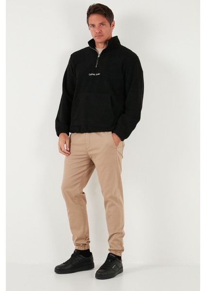 Regular Fit Yarım Fermuarlı Dik Yaka Yumuşak Dokulu Sweat Erkek Sweat 59060661 fiyatları