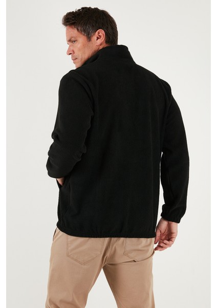 Regular Fit Yarım Fermuarlı Dik Yaka Yumuşak Dokulu Sweat Erkek Sweat 59060661