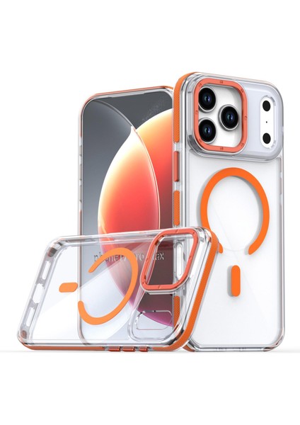 iPhone 17 Pro Max Için Akrilik Hibrit Tpu Magsafe Kılıf (Yurt Dışından)