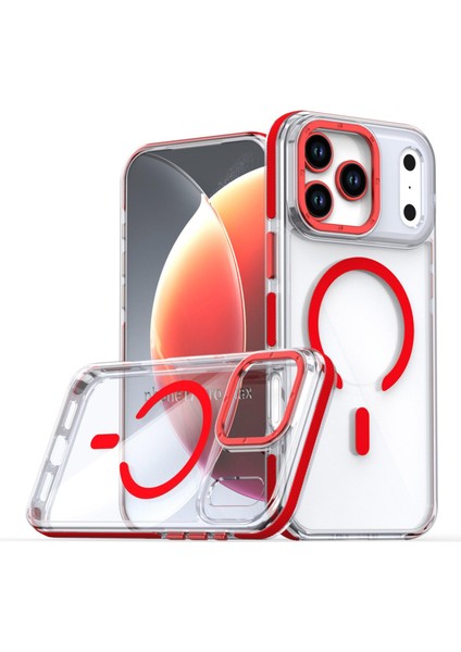 iPhone 17 Pro Için Akrilik Hibrit Tpu Magsafe Kılıf (Yurt Dışından)