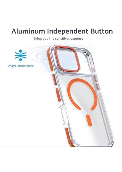 iPhone 17 Pro Için Akrilik Hibrit Tpu Magsafe Kılıf (Yurt Dışından) fırsatları