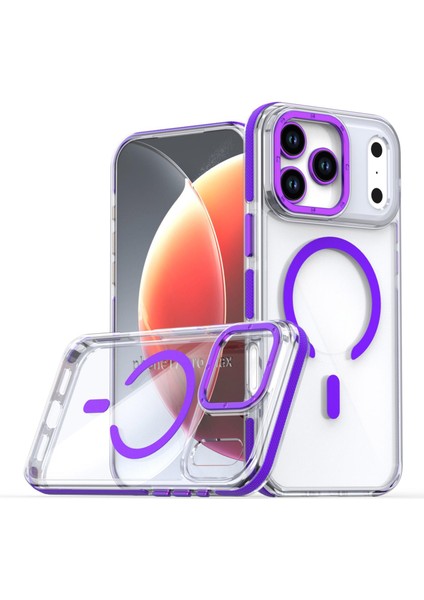 iPhone 17 Pro Için Akrilik Hibrit Tpu Magsafe Kılıf (Yurt Dışından)