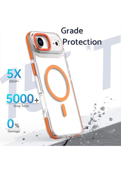 iPhone Air Için Akrilik Hibrit Tpu Magsafe Kılıf (Yurt Dışından) modelleri