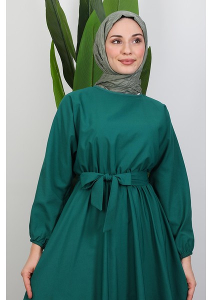 Efil Tesettür Elbise Zümrüt indirimleri
