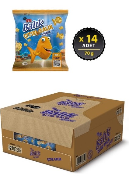 Çıtır Balık Kraker 70 G x 14 Adet fiyatları
