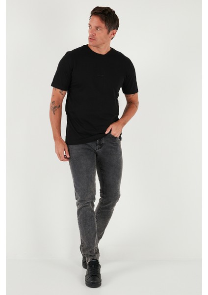 Yazı Detaylı Pamuklu Regular Fit Bisiklet Yaka T Shirt Erkek T Shirt 59020203 fiyatları