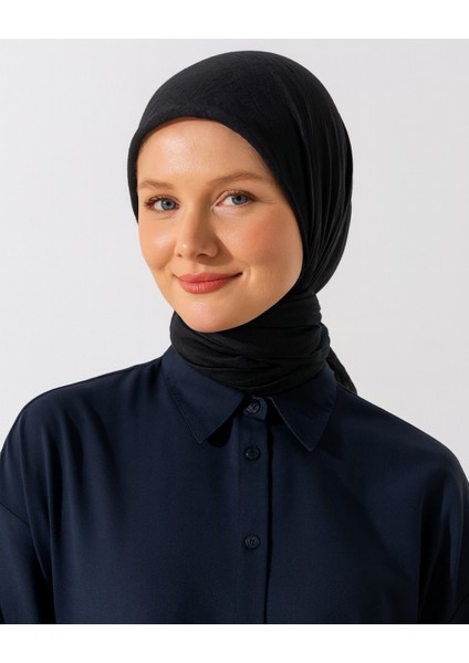 Konfor Eşarp – 195X85 cm – 4 Mevsim Kullanım – Terletmez, Kaymaz, Pamuk Polyester Karışımlı Rahat Eşarp