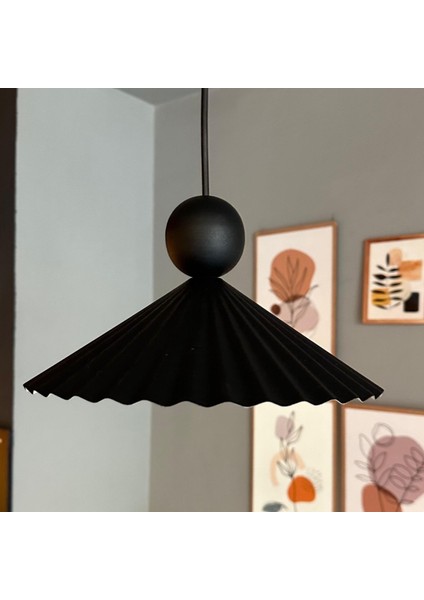 Avilla Metal Avize Tekli Siyah Tek Boncuk Kafa Rustik Cafe Mutfak Modern Sarkıt Aydınlatma fırsatları