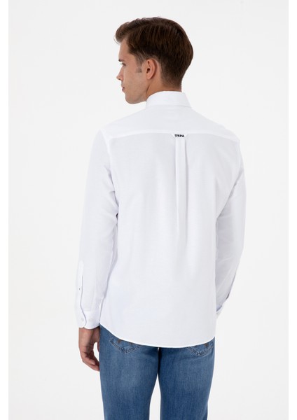 Erkek Beyaz Gömlek Desenli 50317249-VR013 indirimleri