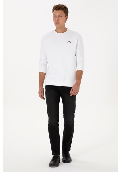 Erkek Beyaz Sweatshirt 50313757-VR013 fırsatları