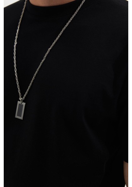 Erkek Regular Fit Klasik Kesim %100 Pamuk Bisiklet Yaka Siyah Tişört modelleri