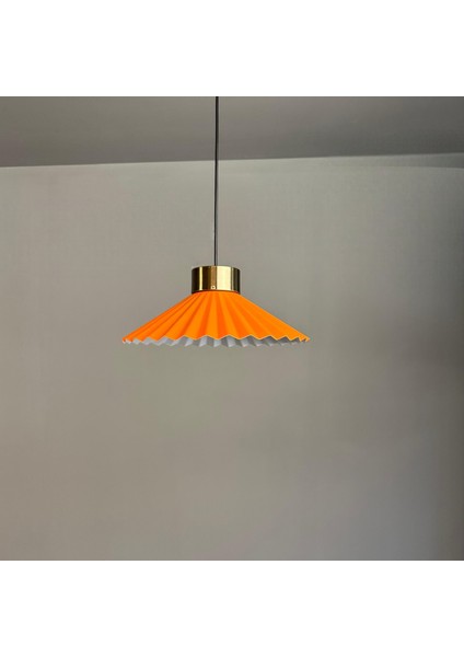 Avilla Turuncu Tekli Metal Avize Plafonyer Rozans Başlık Cafe Mutfak Modern Sarkıt Aydınlatma modelleri