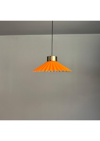 Avilla Turuncu Tekli Metal Avize Plafonyer Rozans Başlık Cafe Mutfak Modern Sarkıt Aydınlatma fırsatları