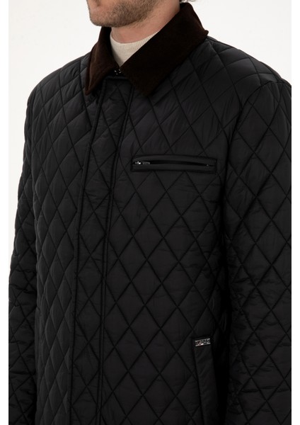 Erkek Siyah Mont 50312011-VR046