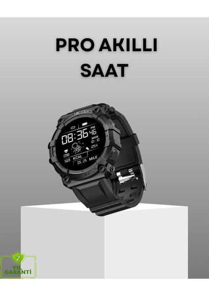 Pro Bluetooth Akıllı Saat – Kalp Atış, Kan Basıncı ve Uyku Takibi
