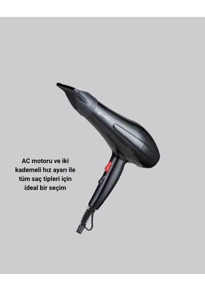 2200W Fön Makinesi – Profesyonel Ac Motor, Soğuk ve Sıcak Üfleme fiyatları