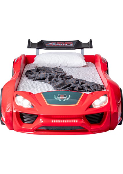 Arabalı Yatak, Vento Cooper Rüzgarlıklı Full Ledli, Kırmızı 1 Adet Comfort Yatak fırsatları