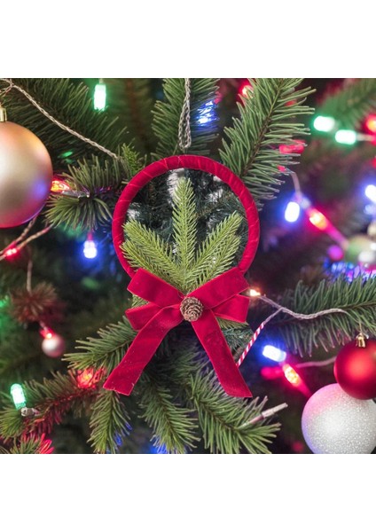 Yılbaşı Süsü Kadife Halka 15X26CM AST7307
