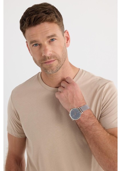 Unisex Slim Fit Dar Kesim %100 Pamuk Yumuşak Dokulu Taş Bisiklet Yaka Tişört fiyatları