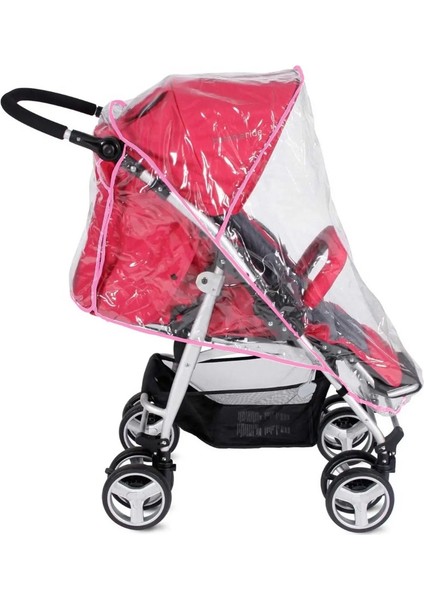 Comfymax Bebek Arabası Yağmurluğu - Pembe