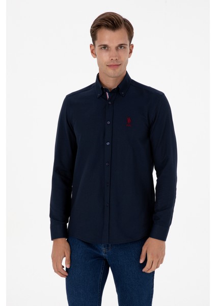 Erkek Lacivert Gömlek Desenli 50317249-VR033 modelleri