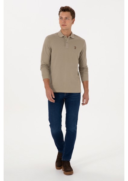 Erkek Açık Haki Sweatshirt 50313772-VR183 fırsatları