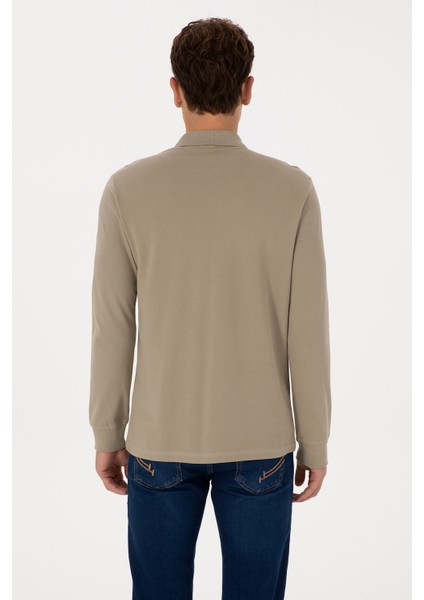 Erkek Açık Haki Sweatshirt 50313772-VR183 indirimleri