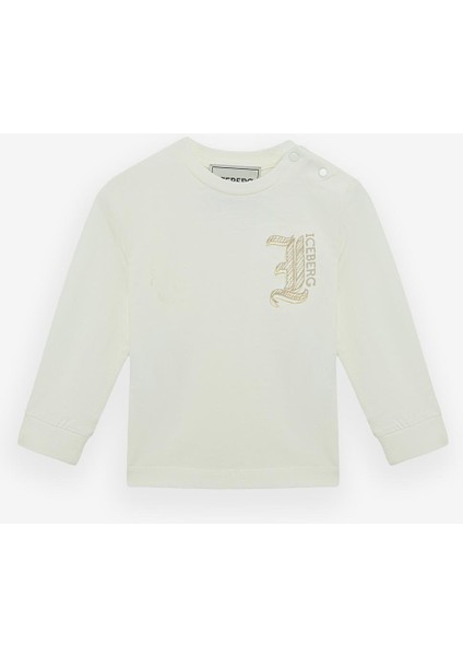 Bg Store Erkek Bebek Kırık Beyaz Tshirt