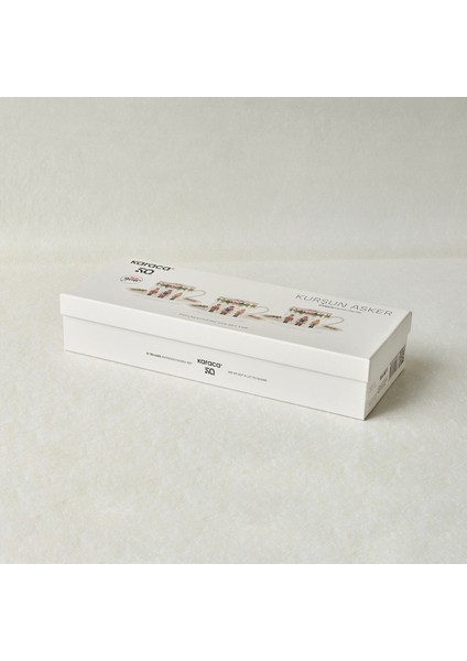 New Year Yılbaşı Kurşun Asker 6 Kişilik Kahve Fincan Takımı 80 ml fırsatları