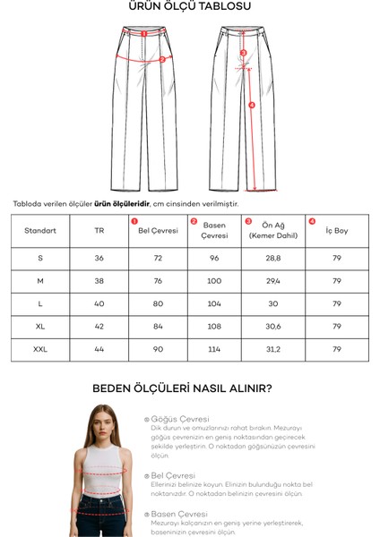 Düz Kesim Dökümlü Pantolon modelleri