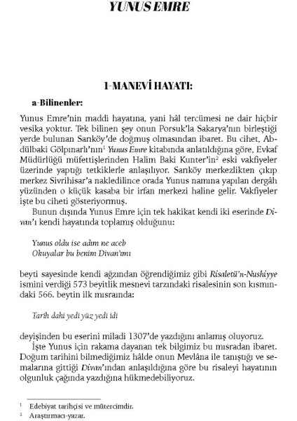 Yunus Emre - Ismail Habib Sevük - Haz. Abdullah Ezik fırsatları