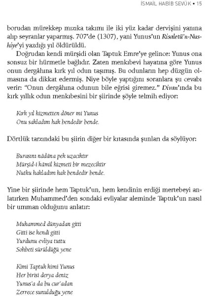 Yunus Emre - Ismail Habib Sevük - Haz. Abdullah Ezik