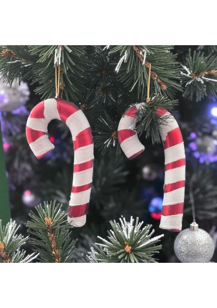 Yılbaşı Baston Şeker 2li 6X14 cm AST7192 fiyatları