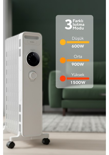 7 Dilim Beyaz Radyatör KUM-1220S indirimleri