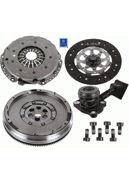 DEBRİYAJ VOLANLI KİT VOLANT SET RULMAN P207-P208-P308-P508-P2008-P3008-P5008-C3-C4-C5-DS3-DS4-DS5 OYNAR EURO5 1.6 HDI DV6C 0532 T4 9814068080 9677933380