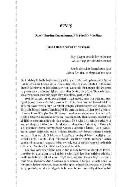 Mevlâna - Ismail Habib Sevük - Haz. Abdullah Ezik