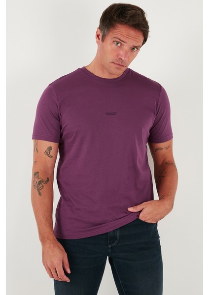 Yazı Detaylı Pamuklu Regular Fit Bisiklet Yaka T Shirt Erkek T Shirt 59020203 modelleri