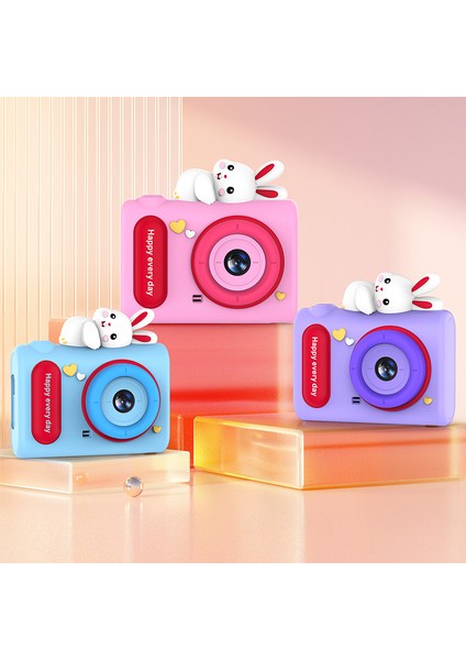 2.0 Inç Yüksek Çözünürlüklü Lcdtavşan Silikonluçocuk Fotoğraf Makinası