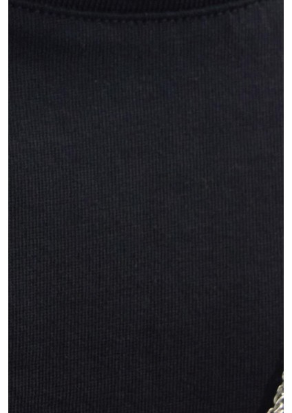 Erkek Regular Fit Klasik Kesim %100 Pamuk Bisiklet Yaka Siyah Tişört