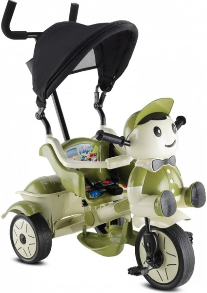 Yupi Triycle Üç Tekerlikli Bisiklet Yeşil Bej