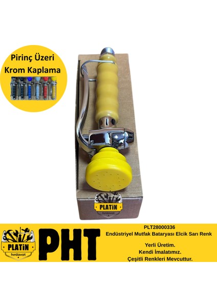 Endüstriyel Mutfak Bataryası Elcik Sarı Renk PLT28000366 fırsatları