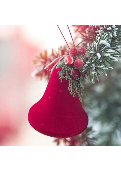 Yılbaşı Kadife Noel Çanı Bordo 12CM AST7303 fiyatları