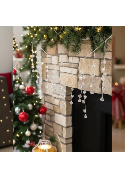 Yılbaşı Lüks Garland Dekoratif Kristal Taşlı 110CM AST7518 fiyatları