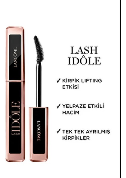 Idôle Işıltısı Parfüm ve Maskara Seti 25 ML Lüks Hediyelik Kadın Kullanımı fırsatları