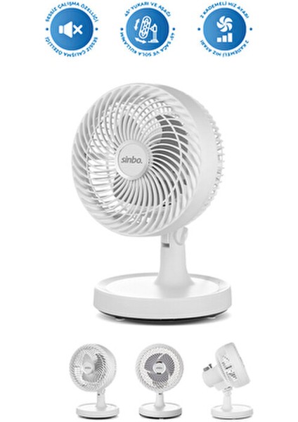 Mini Vantilatör Masaüstü 20 W Sessiz Çalışma Özelliği ile 30 cm Fan Çapı fiyatları