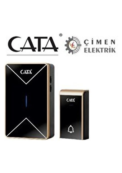 Uzaktan Kumandalı Kapı Zili LED Işıklı Modern Tasarım Beyaz Renk 35 Melodi Seçeneği modelleri